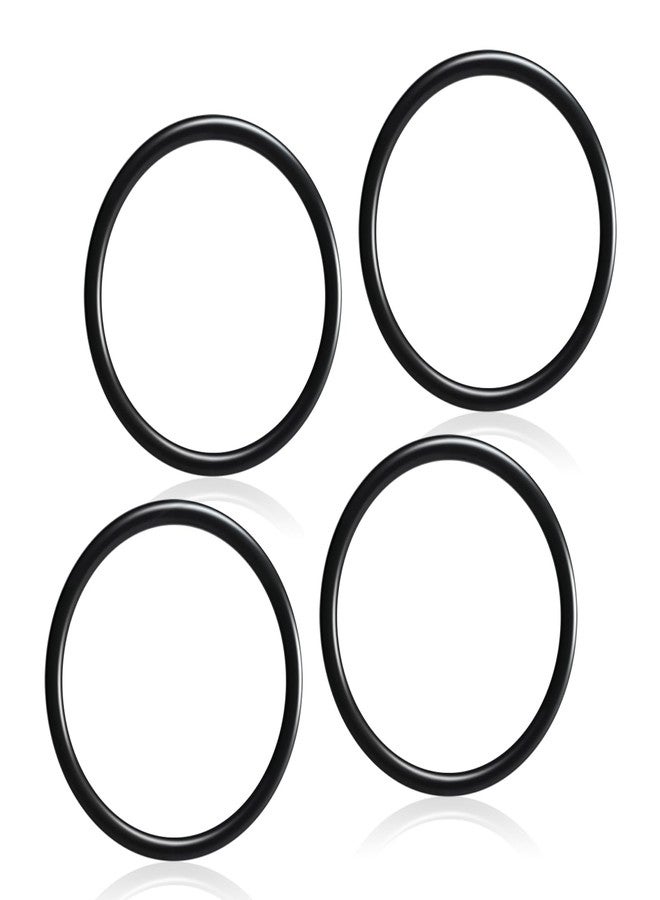 ASPNH A20212 A-20212 O-Ring, Compatible with Fluval FX4 FX5 FX6 Aquarium Filters, Top Cover Snap-On Rubber Seal Replacement Ring, Leak-Proof, Black, Pack of 4 - Image 1